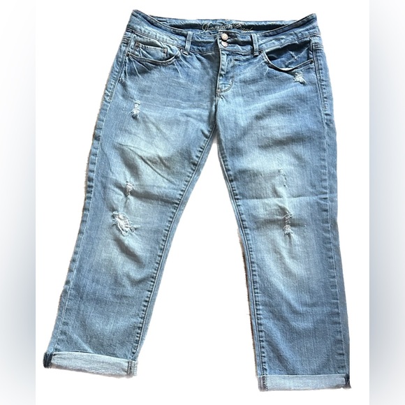 American Eagle Outfitters Denim - American Eagle Distressed Boyfriend Jeans - circa 2009